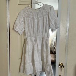 Zara white dress